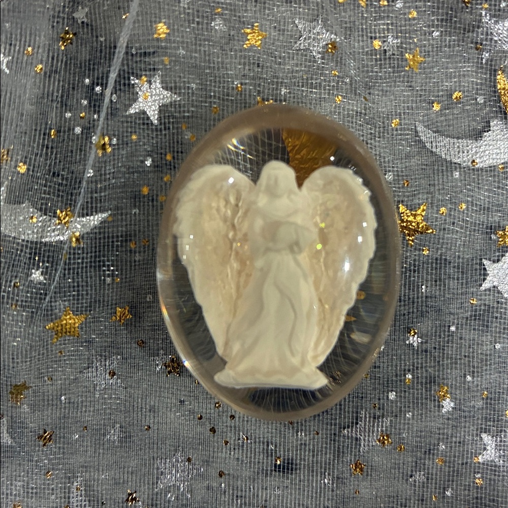 Angel Token with Gold & Starry Gift Bag